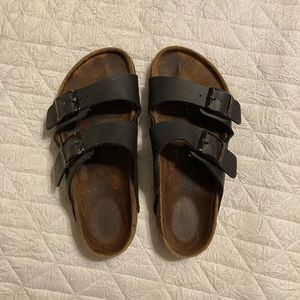 Black Birkenstocks Sandals